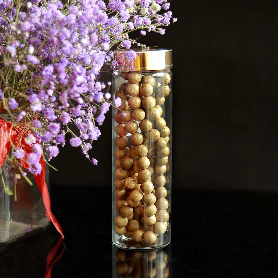 Chuỗi Vòng Quấn Tay Trầm Xí Cao Cấp 108 Hạt, 10 Li