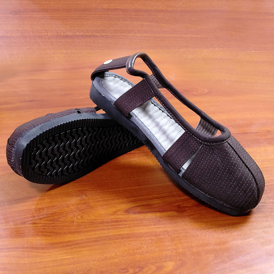 Giầy Quý Thầy Màu Nâu, Thoáng Khí, Size 40