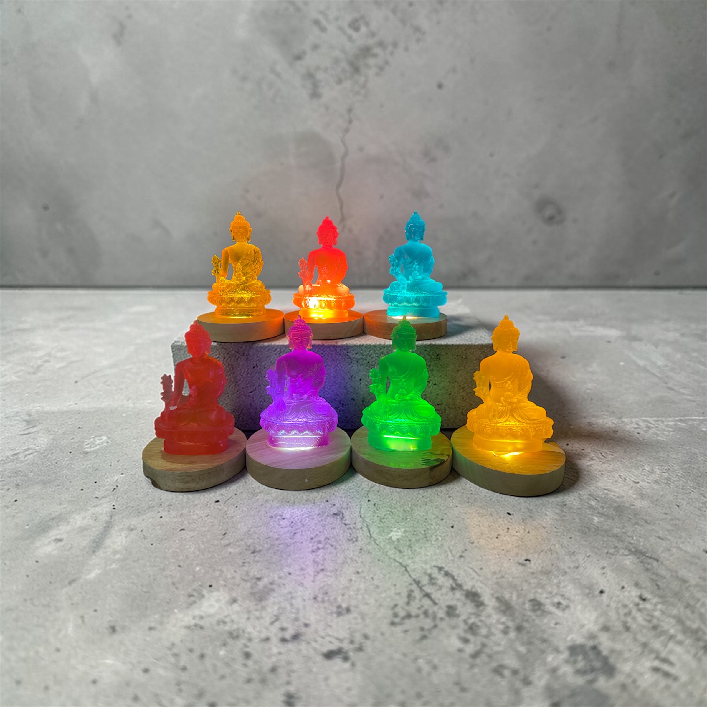 Tượng Phật Dược Sư Lưu Ly Vương Quang Phật 13cm